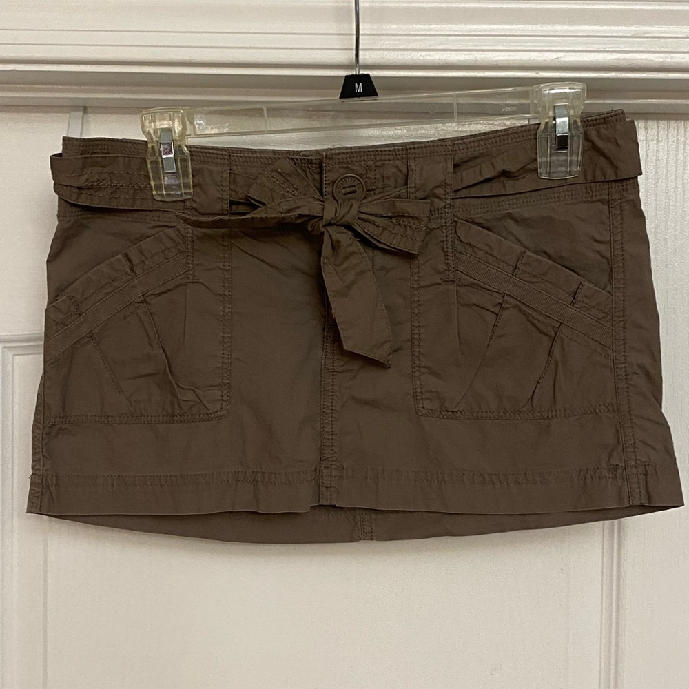 Hollister Brown Mini Skirt Size 1